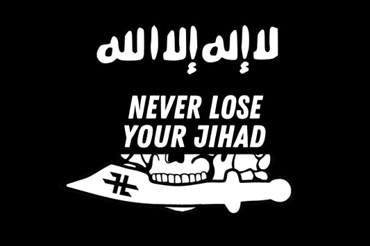 Drapeau Tawhid Never lose your jihad ( jihad al nafs )